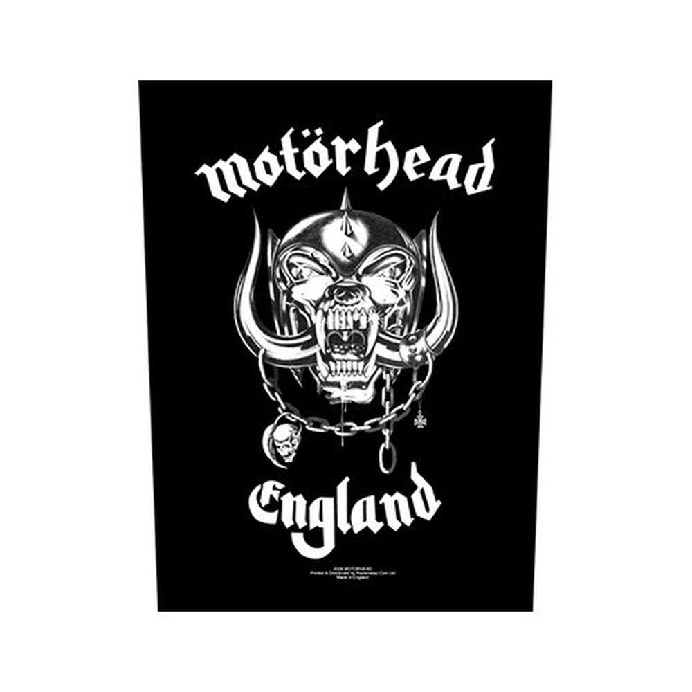 Motorhead - England Rugpatch - Zwart